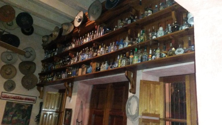 The Hacienda De Los Santos cantina has over 500 kinds of tequila!